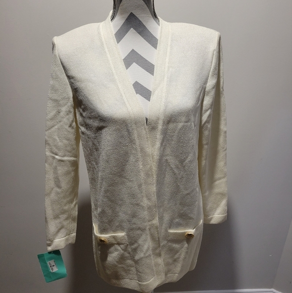 Women's NEW St.John Basics Cardigan SZ Small - Picture 1 of 6